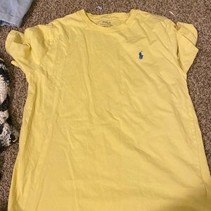 Yellow polo t shirt